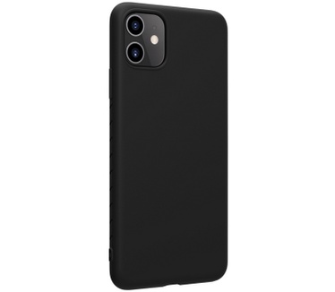 Nillkin Rubber-Wrapped TPU Case - Apple iPhone 11 (6.1") - Zwart Zwart