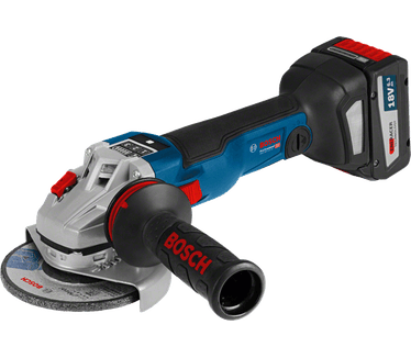 Bosch GWS 18V-125 SC Professional (met 2 accu's)