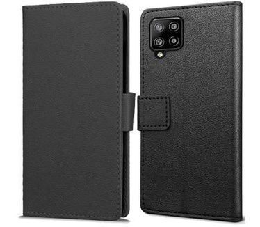 qMust Samsung Galaxy A42 Wallet Hoesje Zwart
