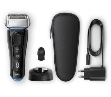 Braun Series 8 8345s Volgende Generatie Elektrisch Scheerapparaat, Oplaadstandaard, Etui, Noir