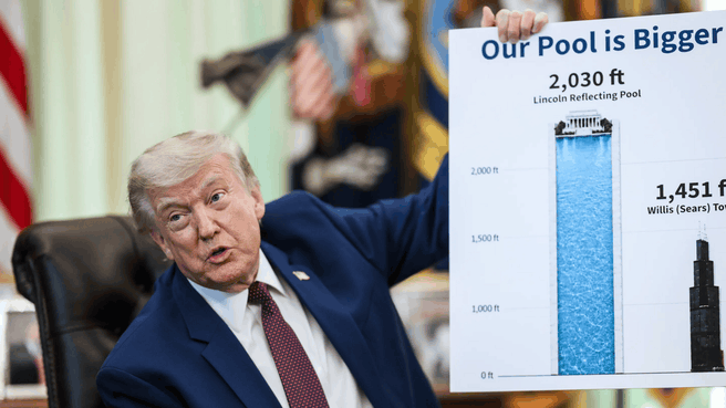Trump: onze vijver is groter, 3 juni 2026. Bron: White House
