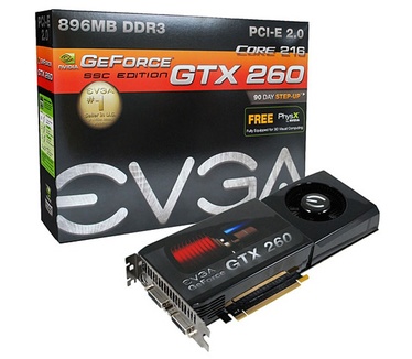 EVGA GTX 260 Core 216 SSC - 55nm