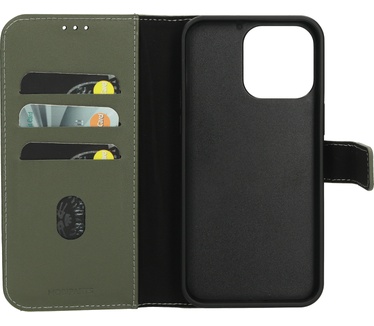 Mobiparts Leather 2 in 1 Wallet Case Apple iPhone 15 Pro Max Green