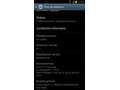Screenshot Samsung Galaxy S III met gelekte Android 4.1-update