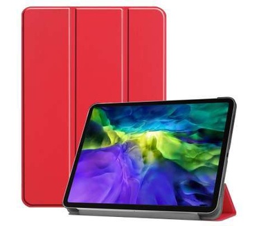 qMust Apple iPad Pro 11 2020 Smart Tri-Fold Case - Rood