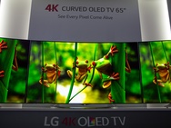 LG 65" curved uhd oled