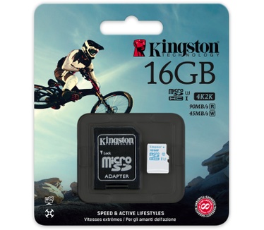 Kingston microSD Action Camera UHS-I U3 16GB