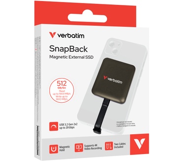 Verbatim Snapback SSD 512 GB Mokka metallic