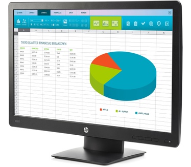 HP ProDisplay P203 (X7R53AA) Zwart