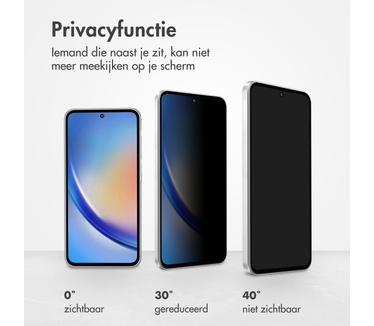Accezz Gehard glas Privacy Screenprotector