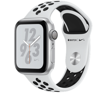 Apple Watch Series 4 Nike+ (40mm) Zilver (Wit)