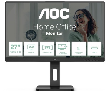 AOC Q27P3CV Zwart