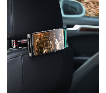 Usams Car Seat Back Pillow Holder / Hoofdsteun Houder - Zwart