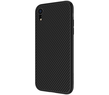 Nillkin HardCase Synthetisch Carbon - Apple iPhone XR (6.1'') - Zwart  Zwart