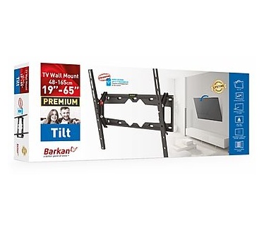 Barkan Mounting Systems Barkan E310 + Soporte para televisores de Plano y Curved de Pantallas, 74 – 165 cm (29 – 65 Pulgadas), Color Negro