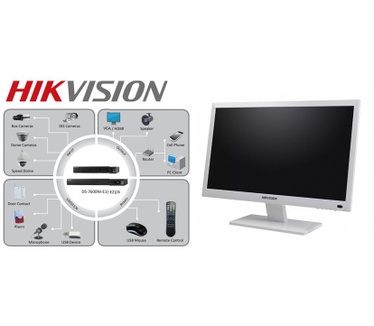 Hikvision All-in-one NVR voor 8 IP camera's in een 22" LCD scherm 0B