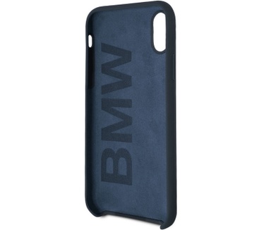 BMW Signature Silicone Case - Apple iPhone X/XS (5.8") - Blauw  Blauw