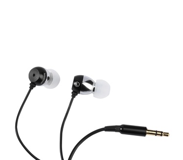 Vivanco Metal Ear Buds (Zilver, Zwart)