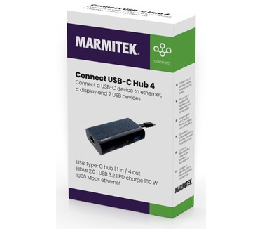 Marmitek Connect USB C Hub 4