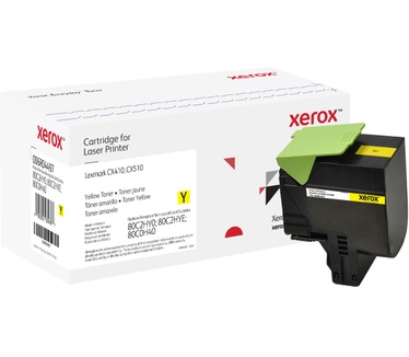 Xerox Everyday Geel toner met Hoog rendement, alternatief voor de Lexmark 80C2HY0; 80C2HYE; 80C0H40, van Xerox, 3000 pagina's - (006R04497)
