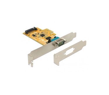 Delock PCIe> 1x Seriell | mit Spannungsversorgung ESD Schutz