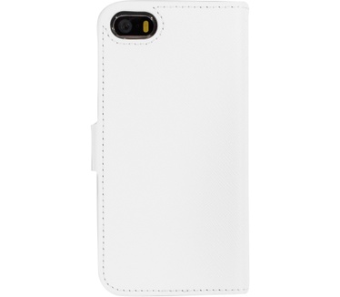 Mobiparts Saffiano Wallet Case Apple iPhone 5, iPhone 5S, iPhone SE White