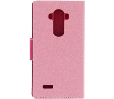 Mercury Fancy Diary Wallet Case voor LG G3 (D855) - Roze Roze