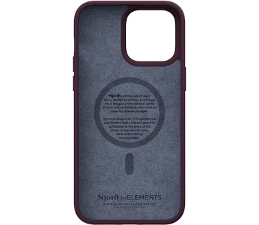 Njord byElements Salmon Leather Magsafe