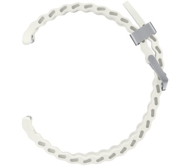 Samsung Galaxy Watch Ultra Marine Rubberen Band Wit
