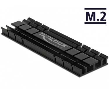 Delock 18285 Heat Sink flat 70 mm for M.2 module black