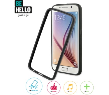 BeHello Samsung Galaxy S6 Bumper Case Black