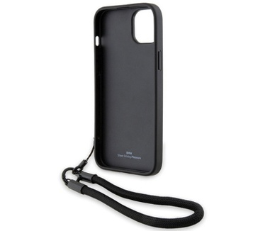 BMW Signature Wordmark Back Case - iPhone 15 Plus (6.7") - Zwart Zwart