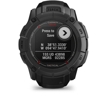 Garmin Instinct® 2X Solar - Tactical Edition, Zwart Zwart (Zwart)