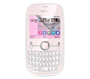 Nokia Asha 201 Roze
