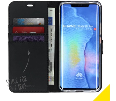 Accezz Wallet Softcase Bookcase Huawei Mate 20 Pro (Mate 20 Pro) Zwart