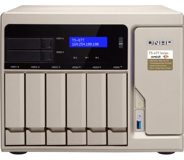 QNAP TS-877 (Ryzen 7-1700, 16GB ram)