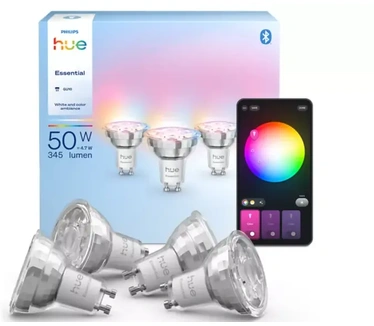 Philips Hue Essential - GU10 - White & Color Ambiance - 4-pack