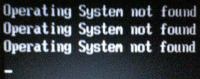Operating system not found