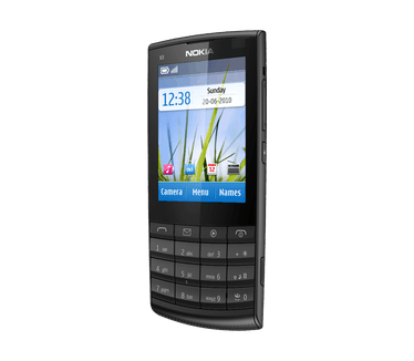 Nokia X3 Touch and Type Zwart