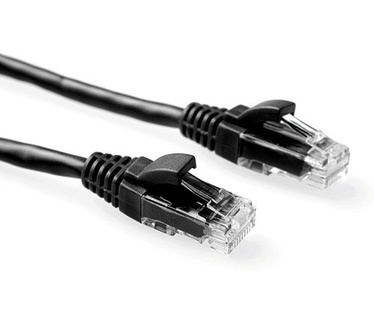 Advanced Cable Technology Zwarte 0,25 meter UTP CAT6 patchkabel snagless met RJ45 connectoren