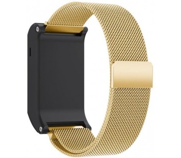 qMust Milanees armband voor Garmin Vivoactive HR - Goud