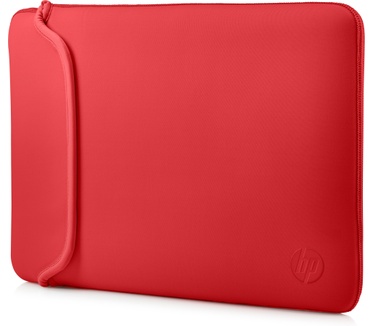 HP 15.6 Chroma sleeve Rood, Zwart