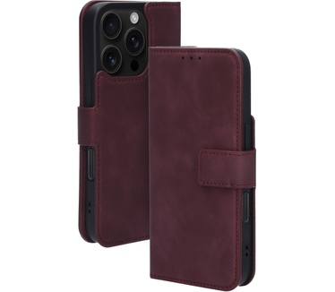 Mobiparts Classic Wallet Case Apple iPhone 16 Pro Velvet Red (MagSafe Compatible)