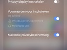 Samsung Galaxy S26 Ultra - Instellingen voor het privacyscherm