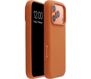 Accezz Liquid Silicone Backcover met MagSafe voor de Apple iPhone 18 Pro Max / 17 Pro Max - Oranje