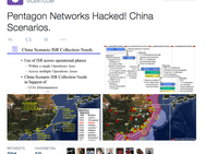Screenshots mogelijke hack Verenigde Staten