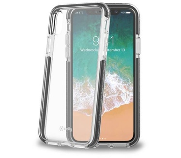 Celly HEXAGON900BK (iPhone X) Transparant
