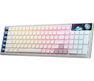 Corsair Vanguard AIR 99 Wireless - Low-Profile - Wit - BE, AZERTY