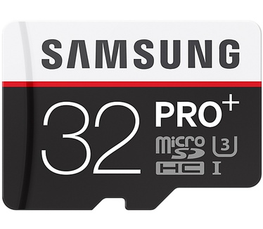 Samsung Pro+ microSDHC + SD-adapter 32GB