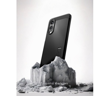 Spigen Galaxy S25 Edge Case Tough Armor AI (MagFit) Zwart